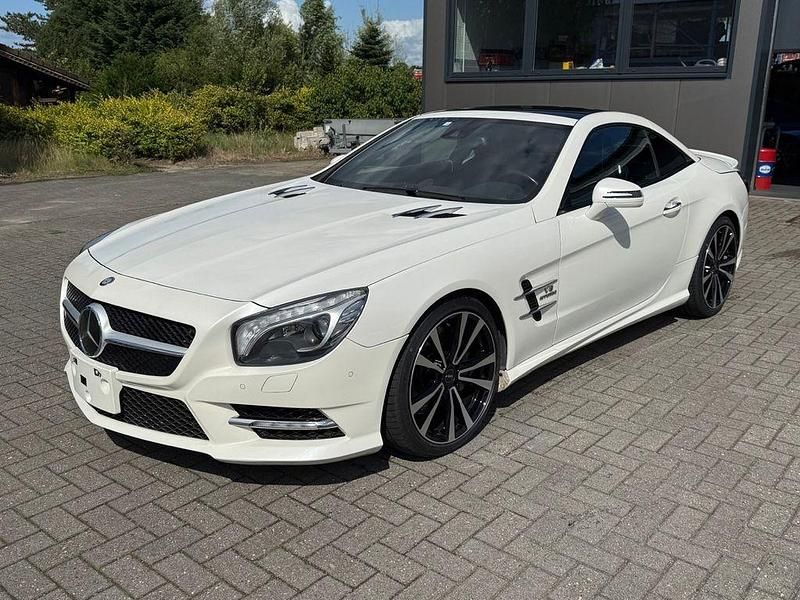 Weiß Gebraucht 2012 Mercedes SL350 AMG Cabrio | 29.950 € (Superpreis) - Bild 1/4