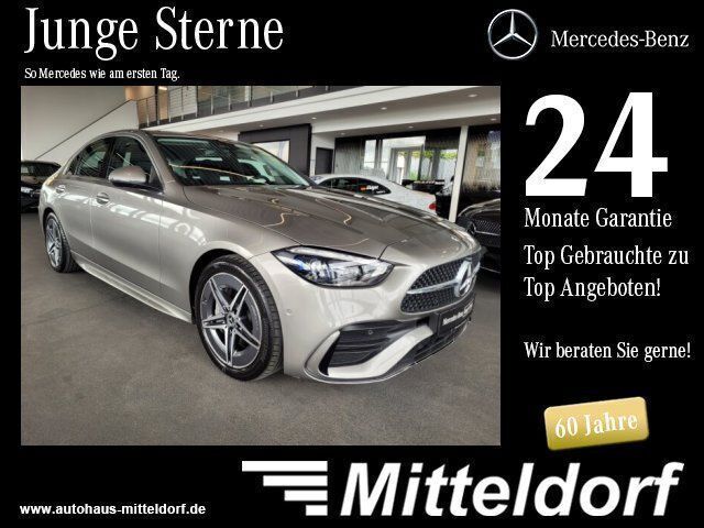 Mojavesilber Gebraucht 2024 Mercedes C300 Advanced Plus Limousine | 48.880 € (Fairer Preis) - Bild 1/4