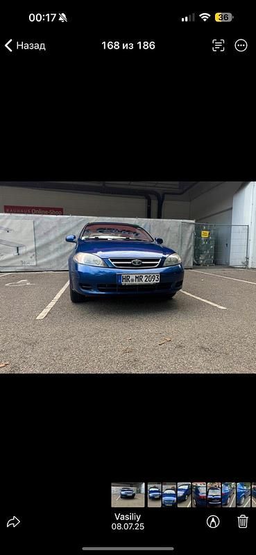 Blau Gebraucht 2007 Chevrolet Lacetti Kombi | 1.050 € (Superpreis) - Bild 1/4