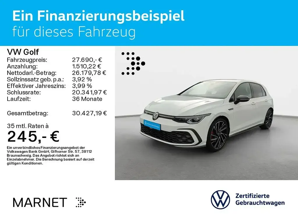 Gebraucht VW Golf VIII Style 200 PS (147 kW) 2022 Pure white Limousine