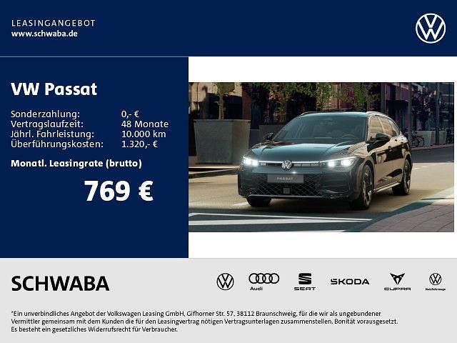 Schwarz Neu 2025 VW Passat R-line Limousine | 57.290 € (Teuer) - Bild 1/4