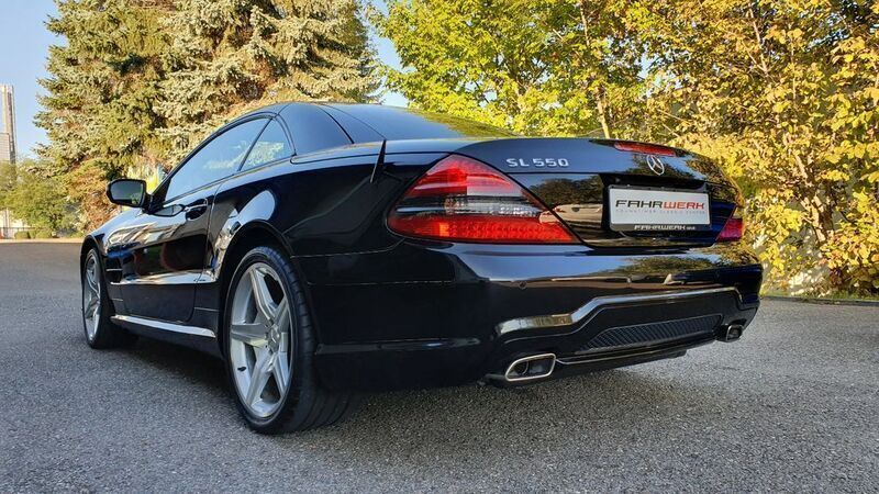 Gebraucht Mercedes SL500 AMG 387 PS (284 kW) 2008 Schwarz Cabrio