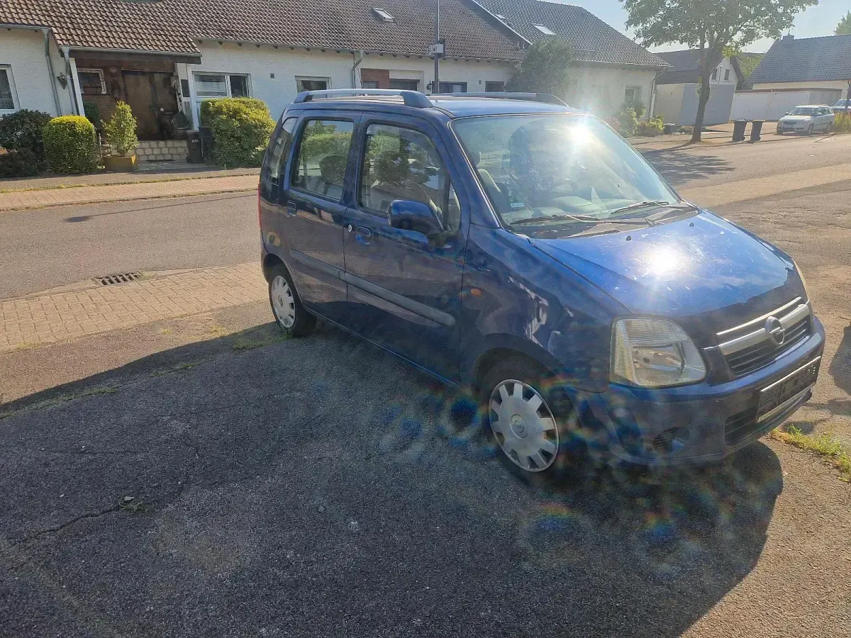 Gebraucht Opel Agila 60 PS (44 kW) 2005 Blau Van / Kleinbus