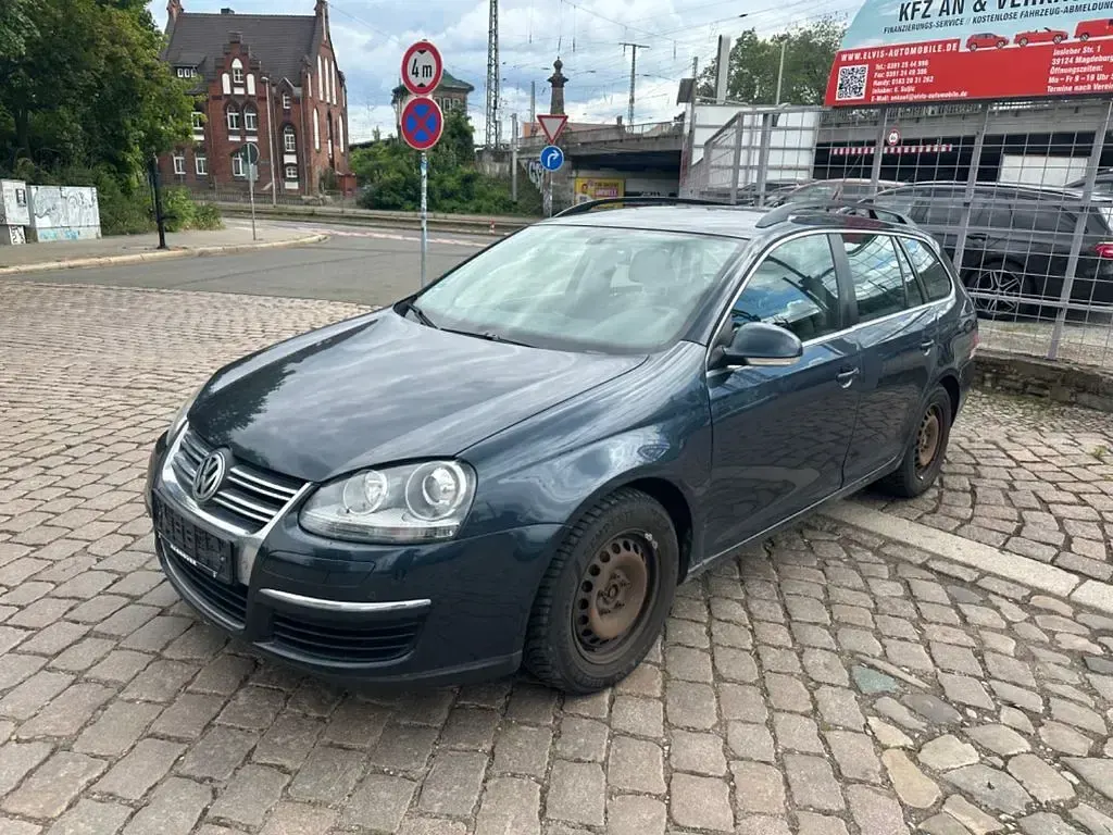 Gebraucht VW Golf V Comfortline 122 PS (89 kW) 2009 Blau Kombi