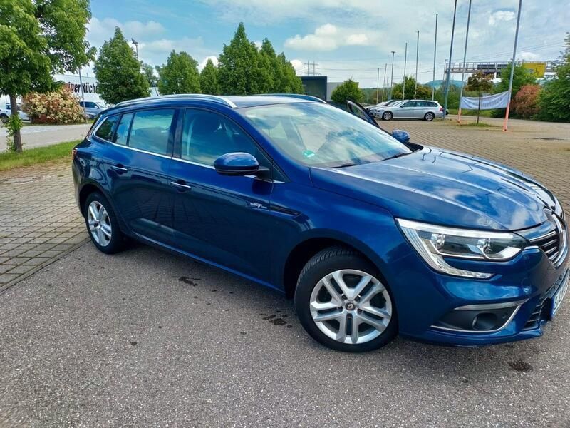 Blau Gebraucht 2019 Renault Mégane GrandTour GT-Line Kombi | 13.500 € (Fairer Preis) - Bild 1/4