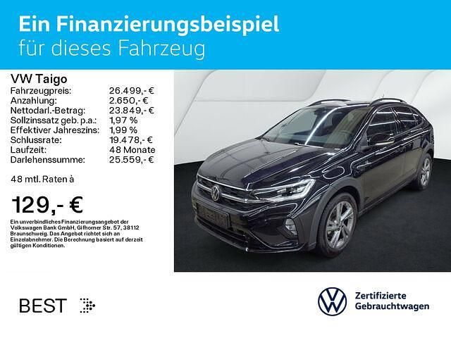 Gebraucht VW Taigo R-line 150 PS (110 kW) 2024 Deep black perleffekt SUV