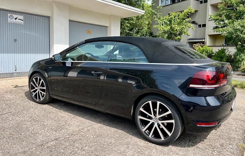 Schwarz Gebraucht 2015 VW Golf Cabriolet Cabrio | 13.700 € (Fairer Preis) - Bild 1/4