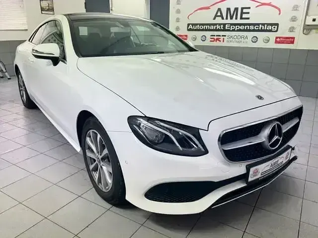 Second-hand Mercedes E200 184 CP (135 kW) 2018 Alb Coupe