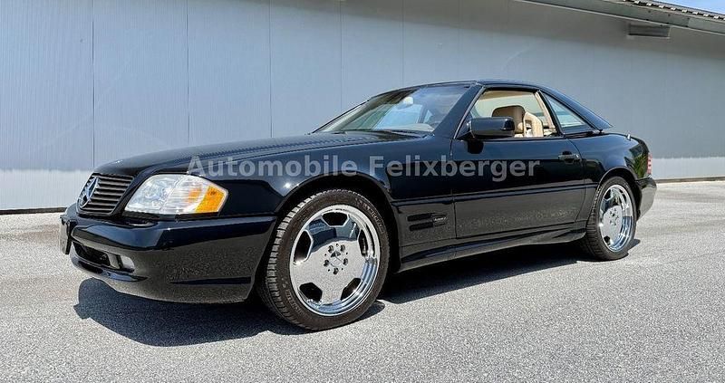 Schwarz Gebraucht 1997 Mercedes SL320 Sport Cabrio | 36.900 € (Fairer Preis) - Bild 1/4