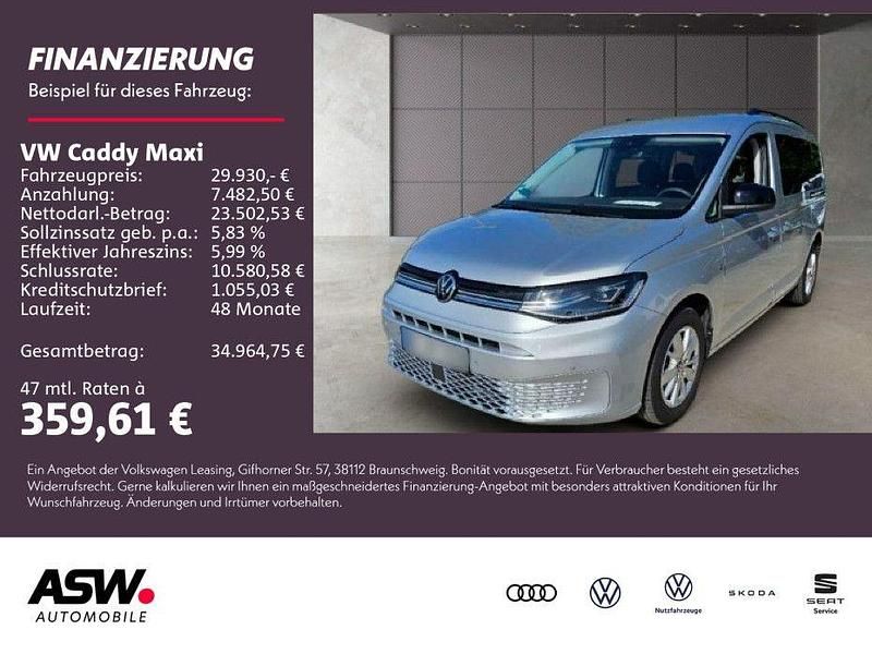 Reflexsilber metallic Gebraucht 2022 VW Caddy Maxi Life Life Van / Kleinbus | 29.930 € (Guter Preis) - Bild 1/1