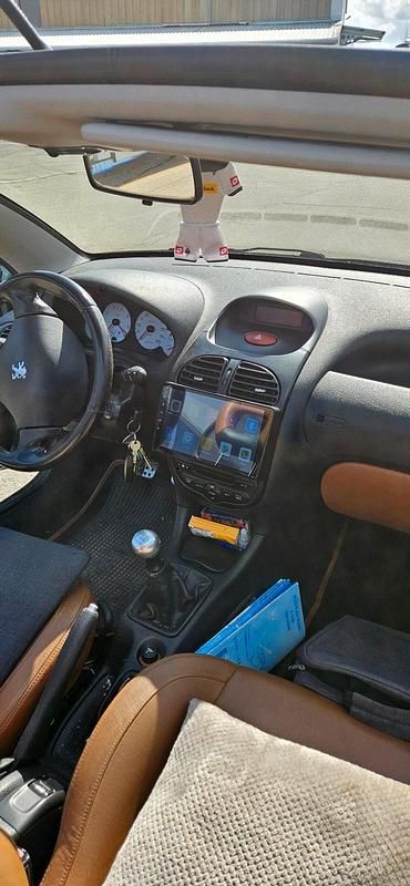 Gebraucht Peugeot 206 CC 80 PS (58 kW) 2000 Grün Cabrio