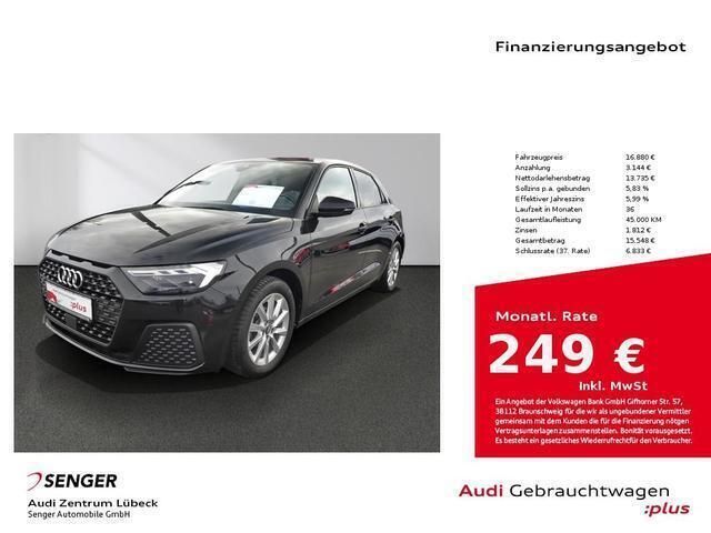Mythosschwarz metallic Gebraucht 2020 Audi A1 Sportback Design Kleinwagen | 16.880 € (Fairer Preis) - Bild 1/4