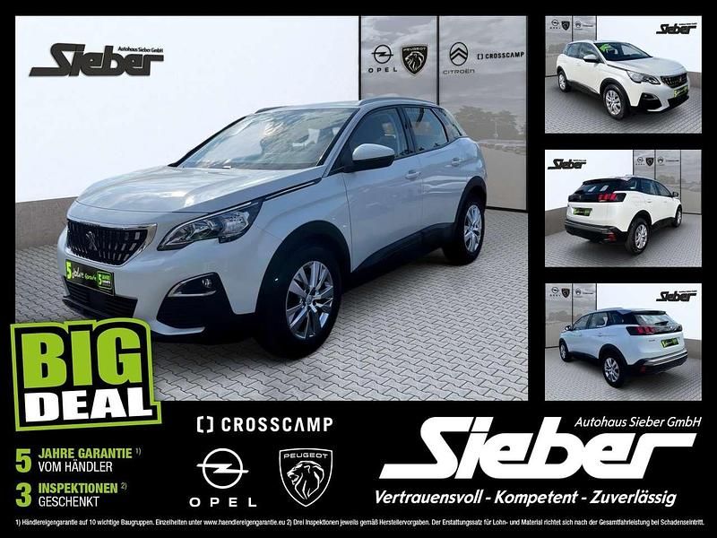 Lack weiss perlglänzend Gebraucht 2020 Peugeot 3008 SUV | 17.990 € (Guter Preis) - Bild 1/4