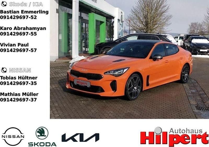 Gebraucht Kia Stinger GT 366 PS (269 kW) 2022 (n2o) neonorange Kleinwagen