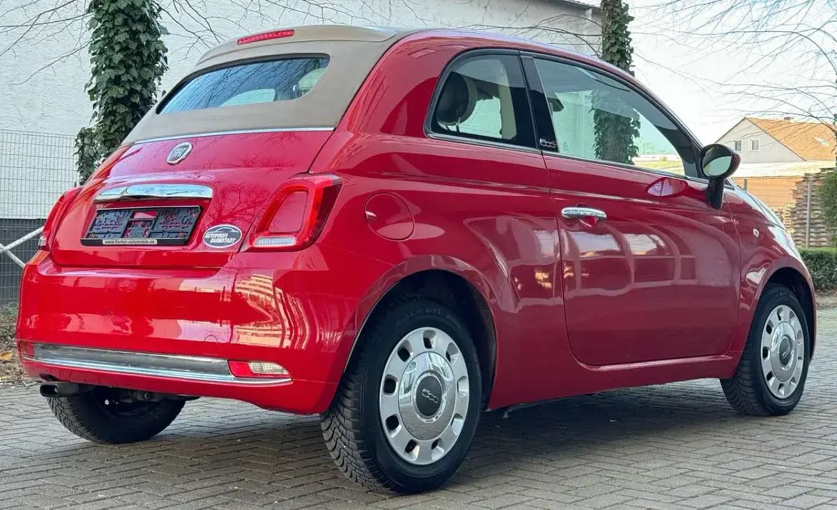 Gebraucht Fiat 500 86 PS (63 kW) 2017 Rot Cabrio