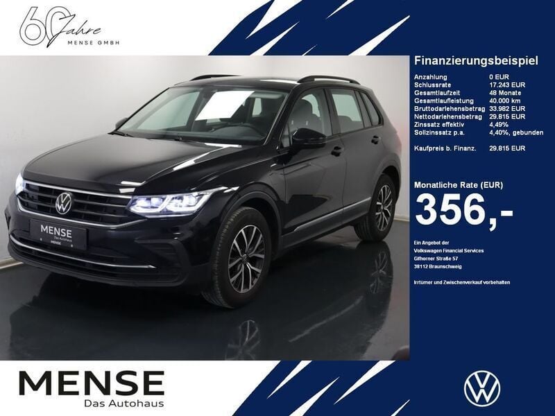 Deep black perleffekt Gebraucht 2022 VW Tiguan Life SUV | 29.815 € (Guter Preis) - Bild 1/4