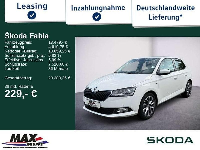 Weiß Gebraucht 2021 Skoda Fabia Best of Limousine | 18.479 € (Fairer Preis) - Bild 1/3