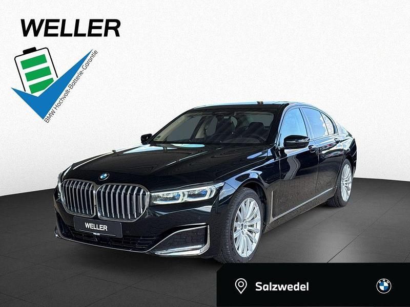 Black sapphire (schwarz) Gebraucht 2021 BMW 740 Executive Limousine | 54.980 € - Bild 1/4