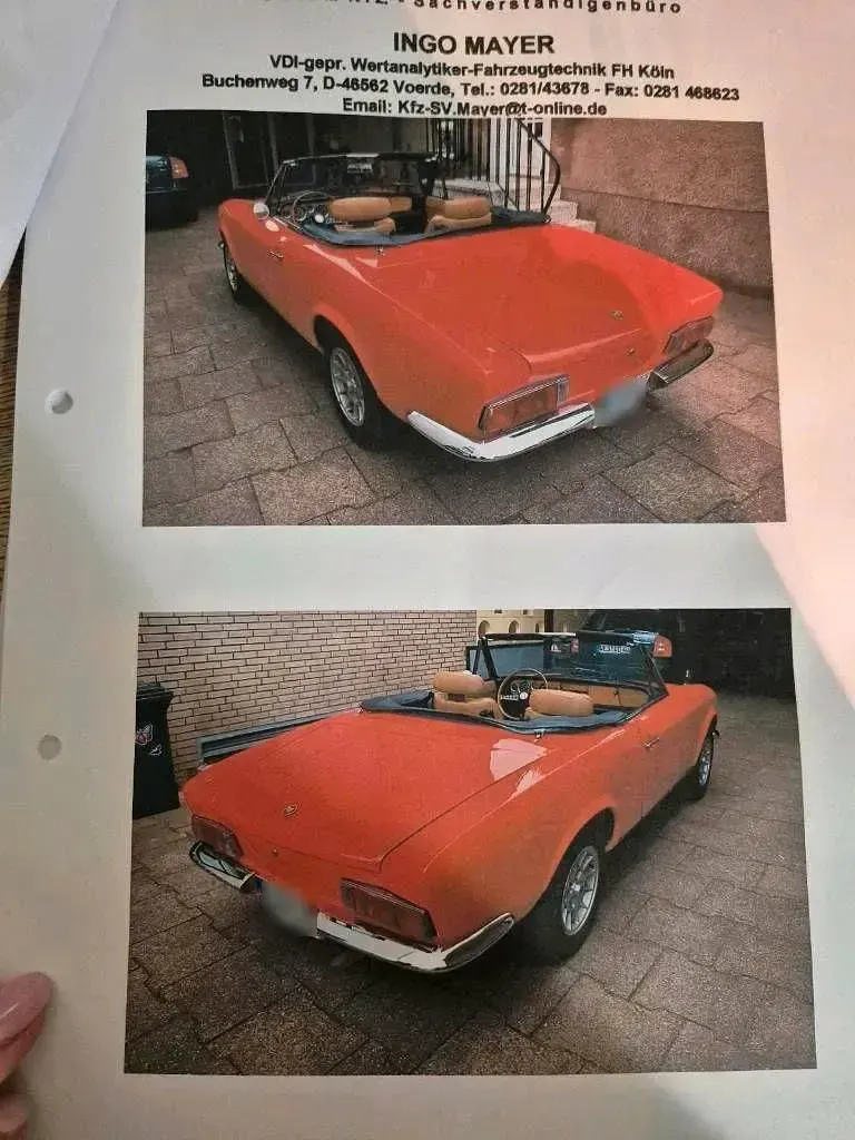 Gebraucht Fiat 124 Spider 1970 Rot Cabrio