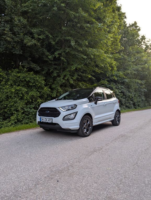 Weiß Gebraucht 2019 Ford Ecosport ST-Line SUV | 10.500 € (Superpreis) - Bild 1/4