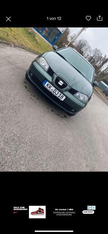 Grün Gebraucht 2002 Seat Ibiza Kleinwagen | 1.300 € (Guter Preis) - Bild 1/4