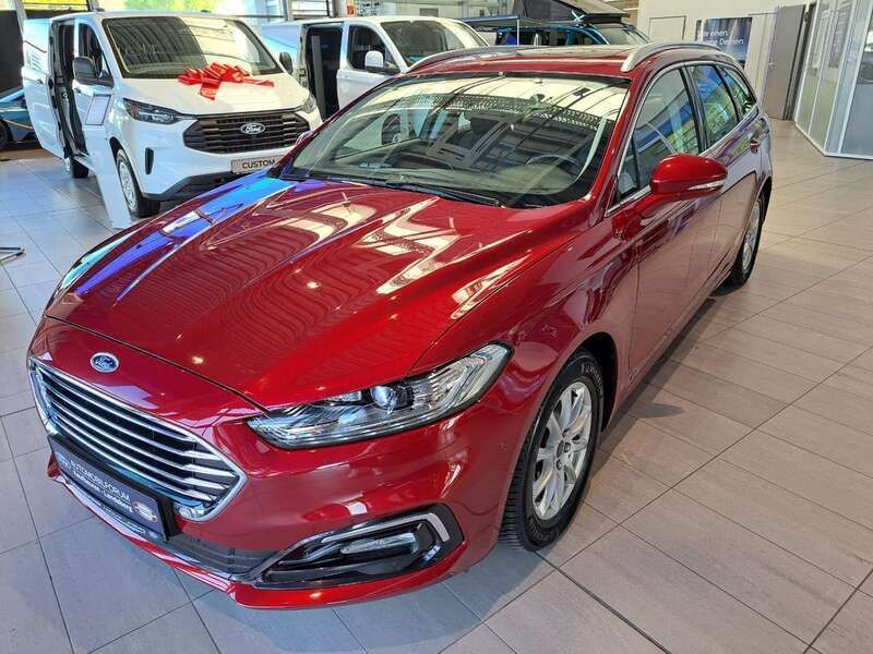 Rubyrot (metallic) Gebraucht 2019 Ford Mondeo Kombi | 19.990 € (Fairer Preis) - Bild 1/4