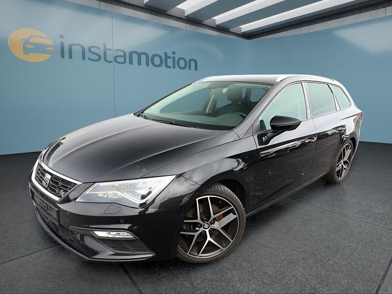 Schwarz Gebraucht 2019 Seat Leon ST Kombi | 21.799 € (Teuer) - Bild 1/4