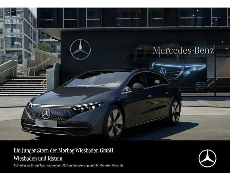 Grau Gebraucht 2022 Mercedes EQS450+ Limousine | 49.890 € (Superpreis) - Bild 1/4