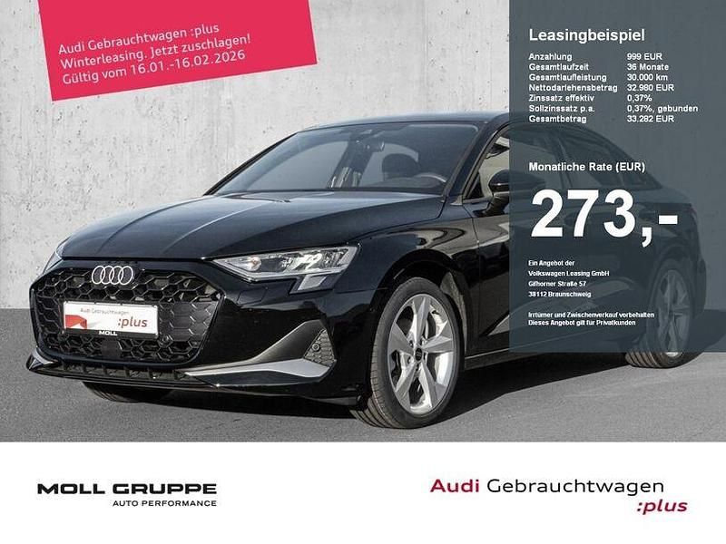 Schwarz Gebraucht 2025 Audi A3 Advanced Plus Limousine | 32.980 € (Fairer Preis) - Bild 1/4