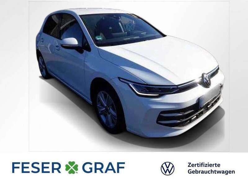 Pure white Gebraucht 2024 VW Golf VIII Life Limousine | 25.740 € (Guter Preis) - Bild 1/2