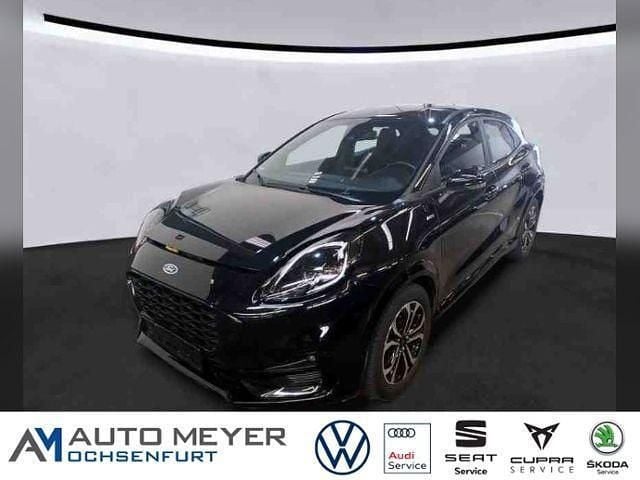 Obsidianschwarz metallic Gebraucht 2023 Ford Puma ST-Line SUV | 14.740 € (Superpreis) - Bild 1/4