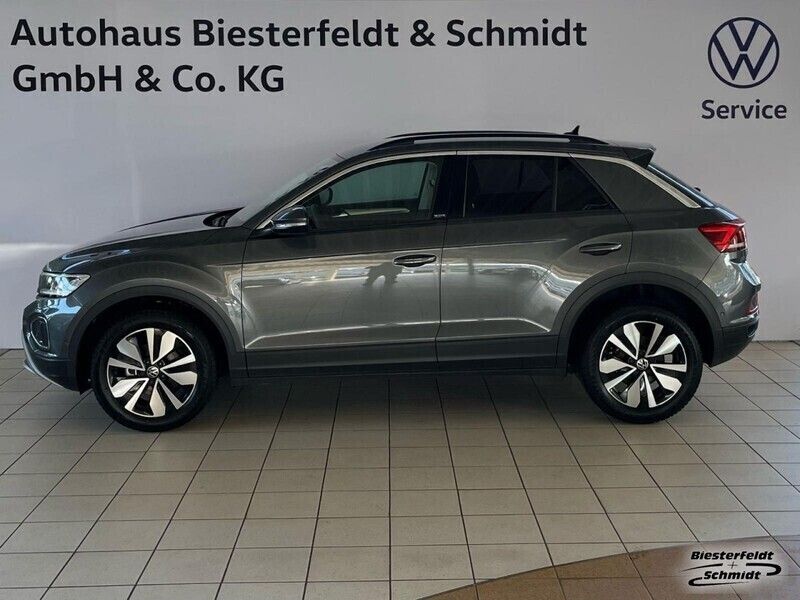 Indiumgrau (metallic) Gebraucht 2023 VW T-Roc Move SUV | 25.490 € (Etwas zu teuer) - Bild 1/4
