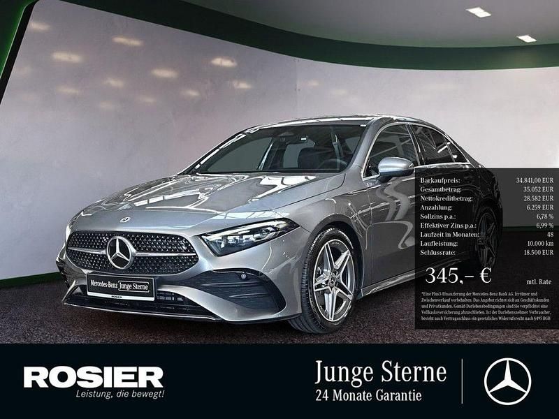 Grau / mountaingrau Gebraucht 2025 Mercedes A180 Advanced Plus Limousine | 34.841 € (Teuer) - Bild 1/3