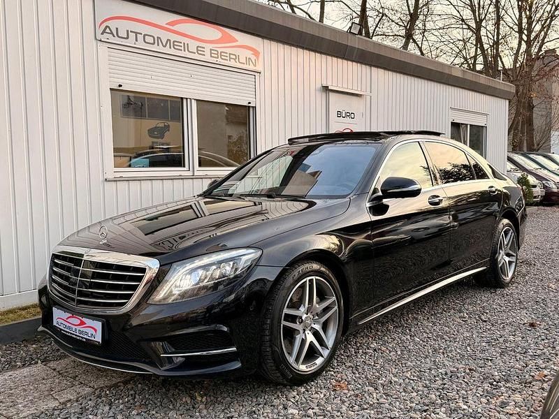 Schwarz Gebraucht 2015 Mercedes S350 AMG line Limousine | 23.900 € - Bild 1/4