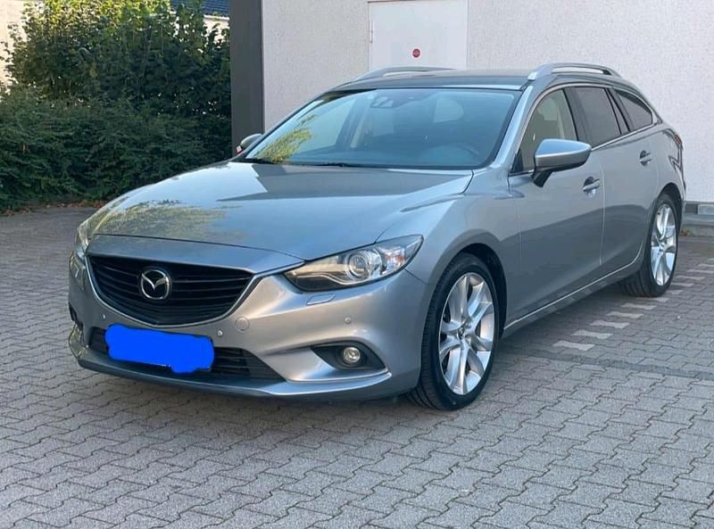 Silber Gebraucht 2013 Mazda 6 Sports-Line Kombi | 7.900 € (Fairer Preis) - Bild 1/4
