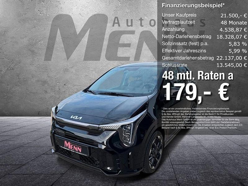 Schwarz Neu 2025 Kia Picanto GT-Line Kleinwagen | 21.500 € (Etwas zu teuer) - Bild 1/4