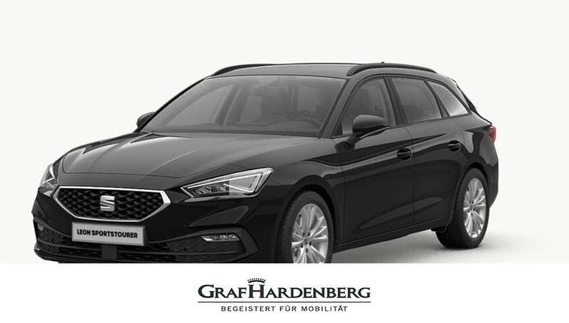 Schwarz Neu 2025 Seat Leon Limousine | 35.654 € (Teuer) - Bild 1/3