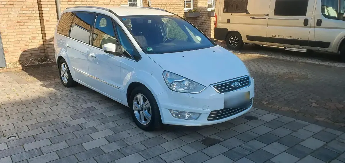 Gebraucht Ford Galaxy Titanium 163 PS (119 kW) 2012 Weiß Van / Kleinbus