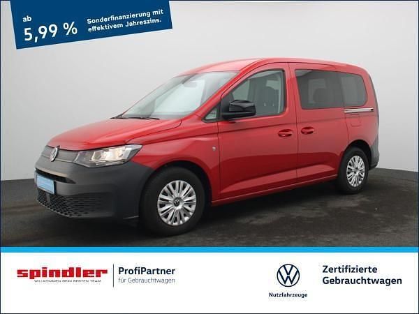 Kirschrot Gebraucht 2023 VW Caddy Basis Van / Kleinbus | 22.980 € (Fairer Preis) - Bild 1/4