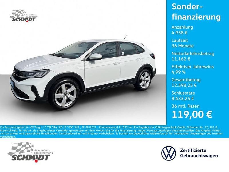 Pure white Gebraucht 2022 VW Taigo SUV | 16.120 € (Superpreis) - Bild 1/4
