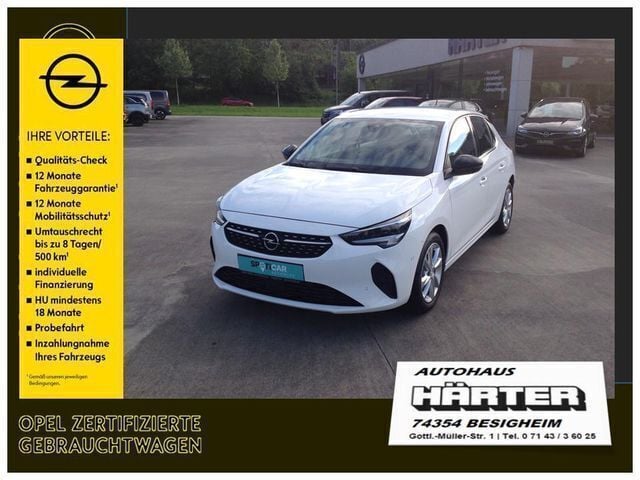Weiß (jadeweiss) Gebraucht 2023 Opel Corsa Elegance Kleinwagen | 15.990 € (Guter Preis) - Bild 1/4