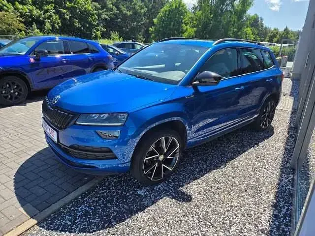 Gebraucht Skoda Karoq SportLine 150 PS (110 kW) 2021 Racing blue SUV