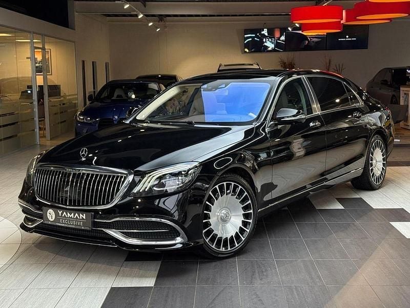 Obsidianschwarz metalliclack Gebraucht 2019 Mercedes S650 Maybach Limousine | 79.850 € - Bild 1/4