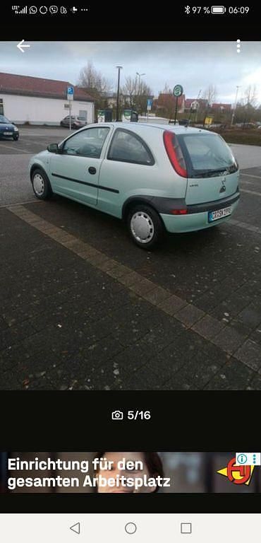 Gebraucht Opel Corsa 58 PS (42 kW) 2002 Grün Kleinwagen