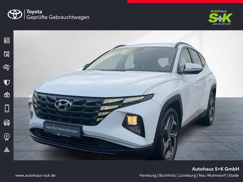Gebraucht Hyundai Tucson Basis 265 PS (194 kW) 2022 Atlas white / sol (weiß) SUV