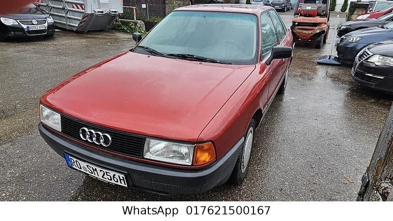 Rot Gebraucht 1988 Audi 80 Limousine | 999 € - Bild 1/4