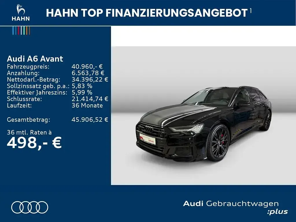 Gebraucht Audi A6 S-Line 367 PS (269 kW) 2023 Schwarz Kombi