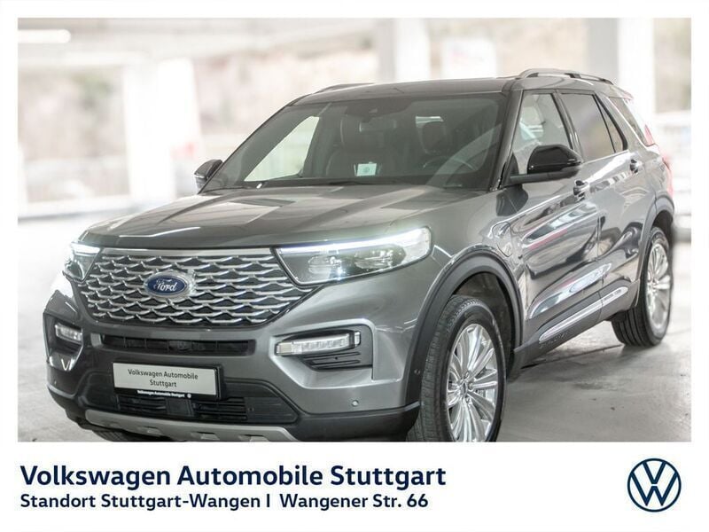 Grau Gebraucht 2023 Ford Explorer Platinum SUV | 50.430 € (Fairer Preis) - Bild 1/4