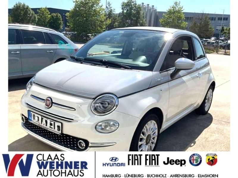 Weiss Gebraucht 2021 Fiat 500C Dolcevita Cabrio | 14.490 € (Fairer Preis) - Bild 1/4