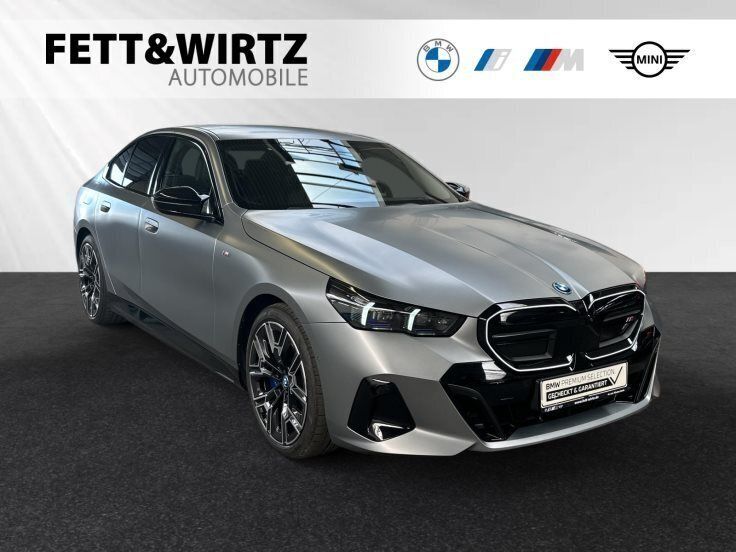 Bmw individual frozen pure grey metallic Gebraucht 2024 BMW i5 Performance Limousine | 76.900 € (Fairer Preis) - Bild 1/4